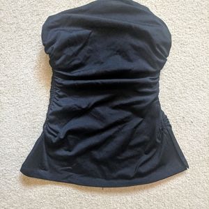 Ruched, Fitted Tube Top